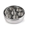 Mumma's LIFE Stainless Steel Masala Box For Kitchen with See Through Lid, 7 Containers and 1 Small Spoons ( 11 Inch )