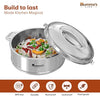 Mumma's LIFE Hot Box | Stainless Steel Casseroles | Hot Boxes for Kitchen | Hot Food, Easy to Store| Hygiene | Odourless (Silver)