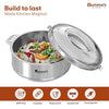 Mumma's LIFE Hot Box | Stainless Steel Casseroles | Hot Boxes for Kitchen | Hot Food, Easy to Store| Hygiene | Odourless (Silver)