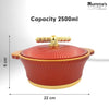 Mumma's LIFE insulated Casserole Hotpot/Chapati Box/Hot Case with Lid Thermoware Casserole Masti (2500ML)