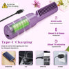 Meneflix Portable Mini Hair Straightener Cordless Rechargeable Mini Adjustable Hair Straightener Hot Comb - MILA STORE