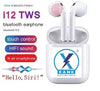 XANK TWS i12 Bluetooth Earphone with Portable Charging Case (White, True Wireless) - MILA STORE